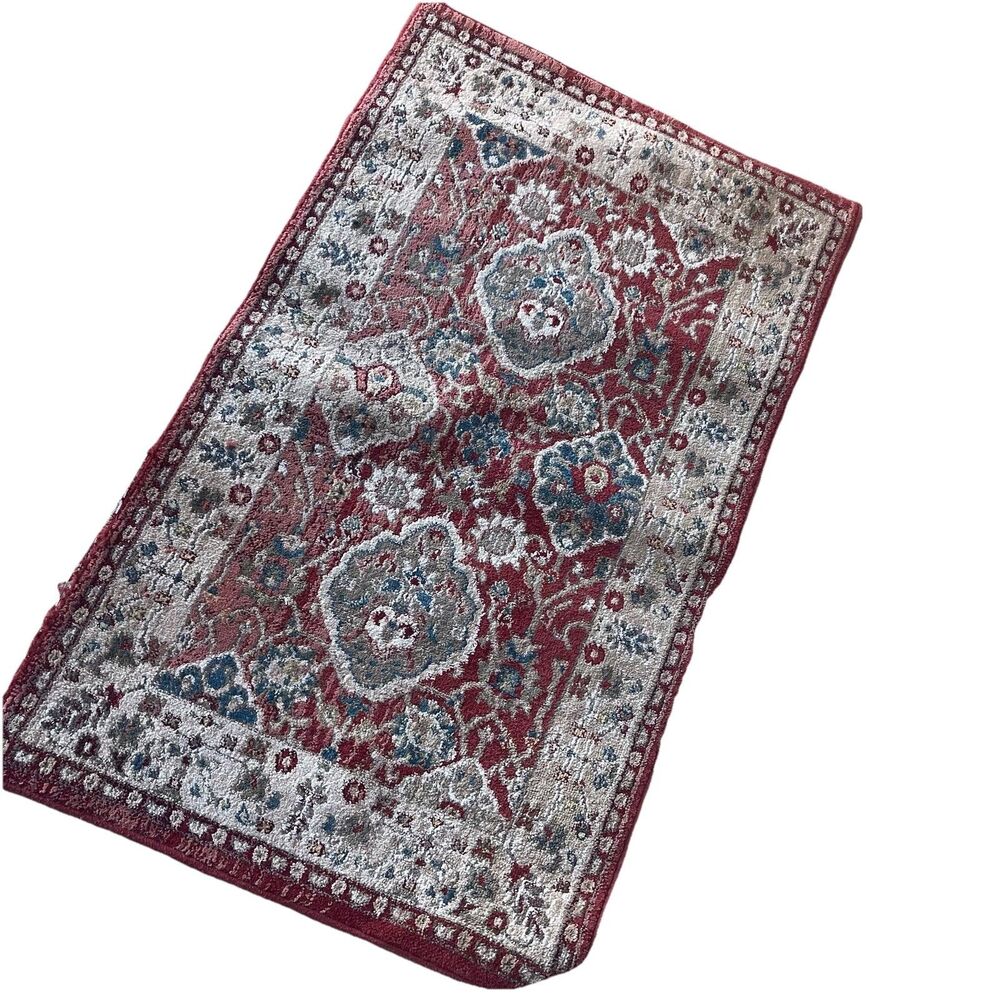 Lauren Ralph Lauren Rug 2.5x4 ft Beige Red Oriental Medallion Turkey